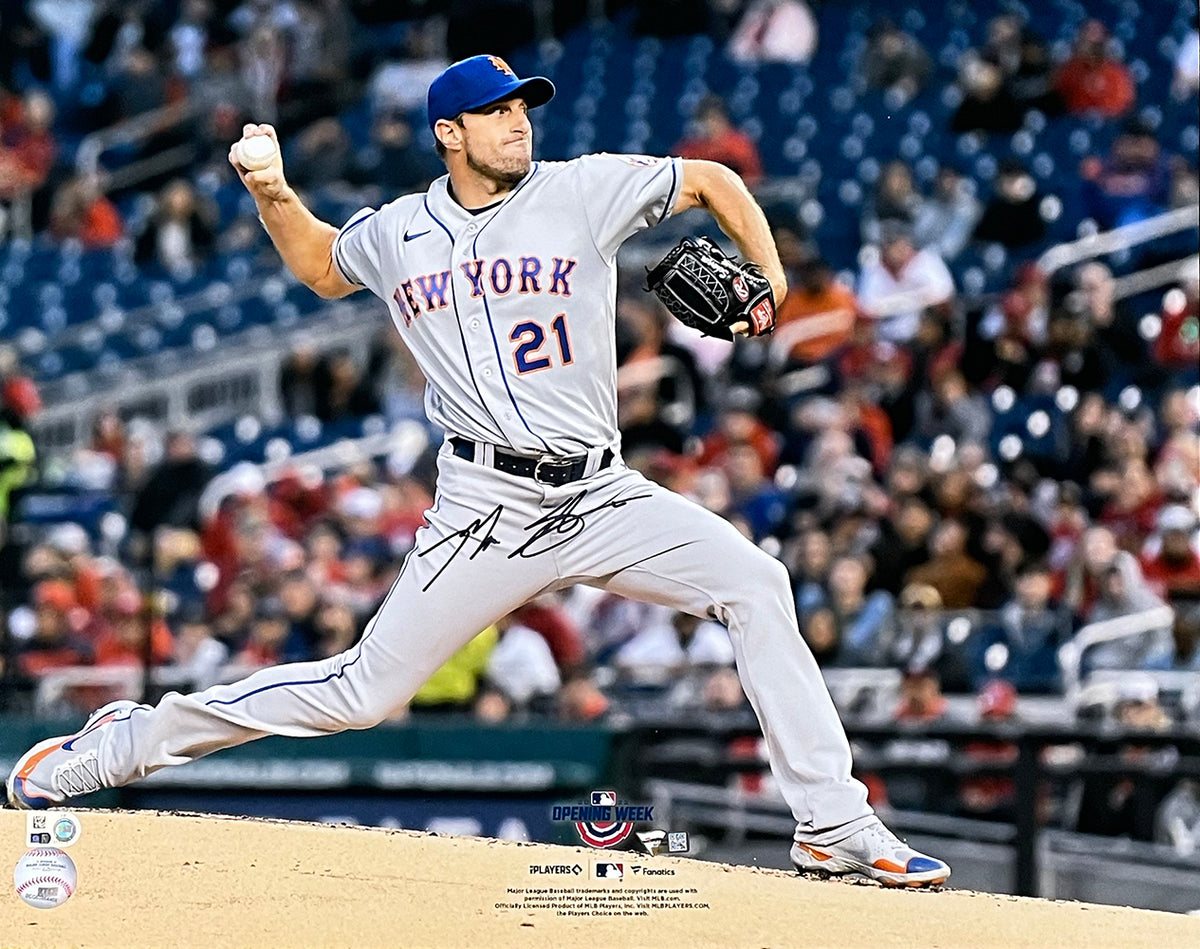 Max Scherzer Signed New York Mets 16x20 Photo Fanatics MLB – Sports  Integrity