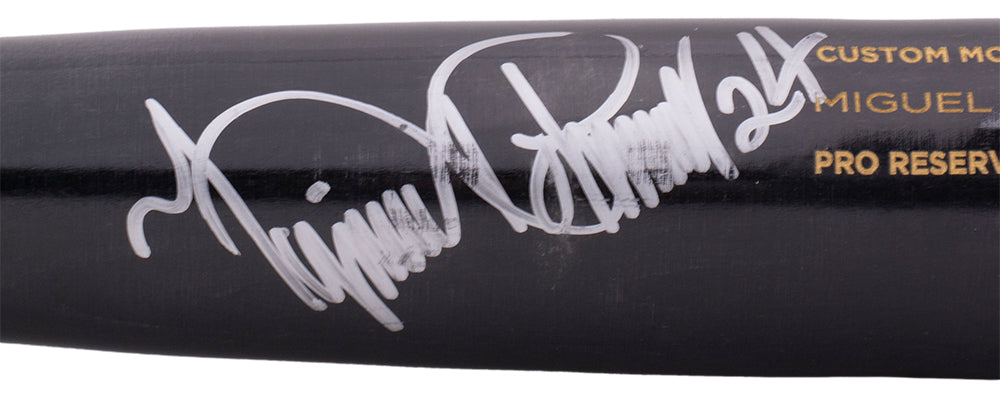 Miguel Cabrera Autographed Signed Black Louisville Slugger Pro Bat