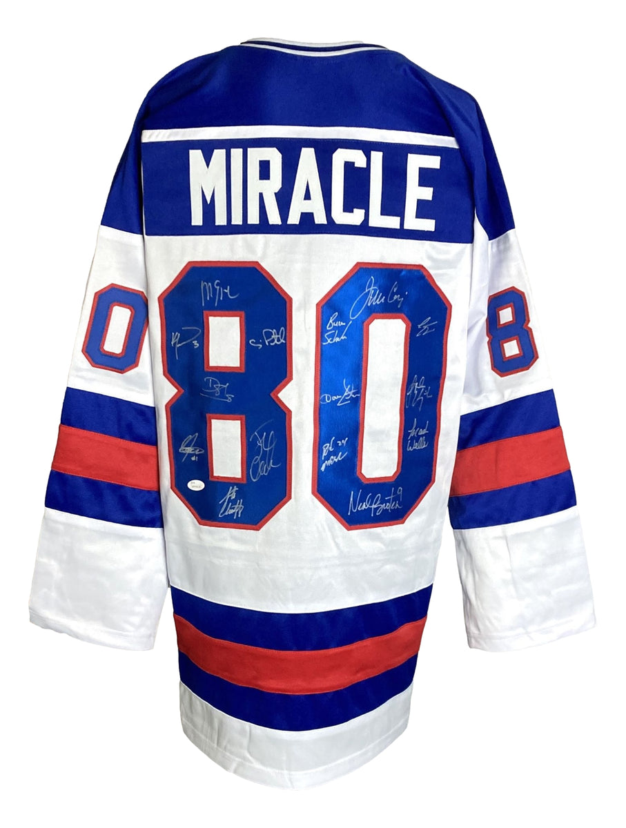 1980 USA Olympic Hockey Team Miracle On Ice Team-Signed Nike Olympic  Hockey Jersey - Featuring Jim Craig, Mike Eruzione, Neal Broten - JSA LOA  on Goldin Auctions