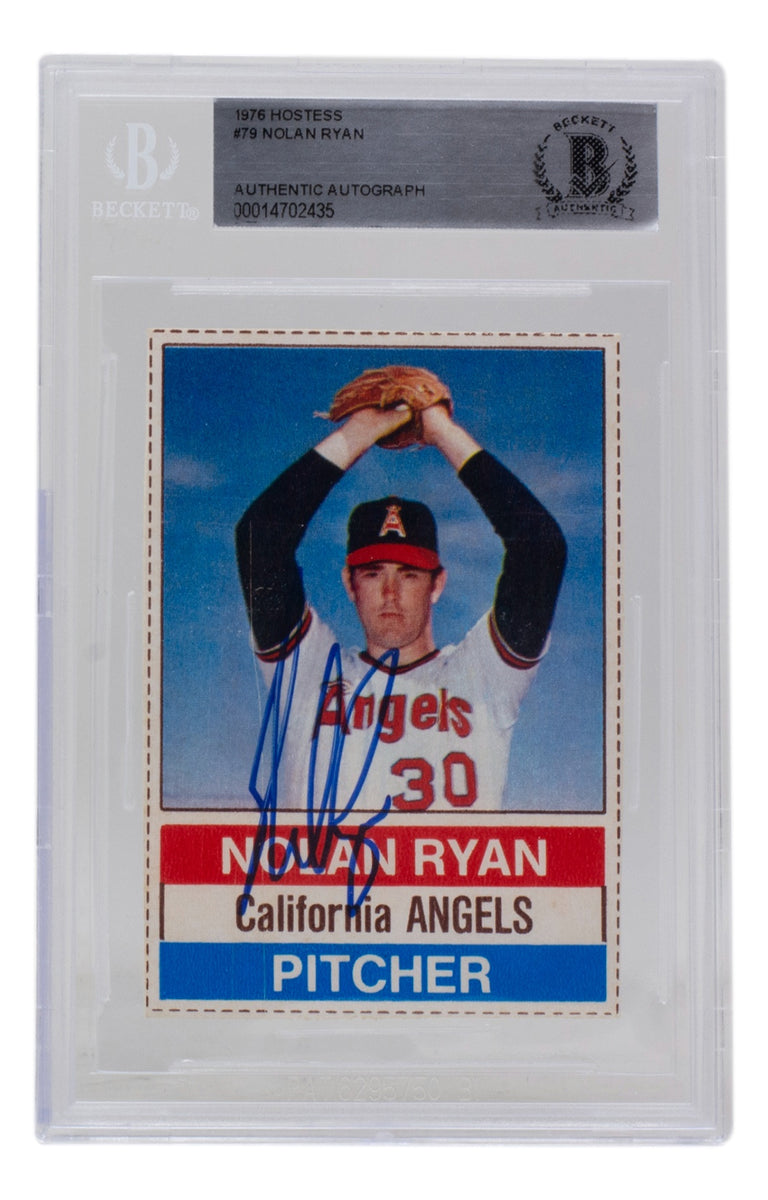 Nolan Ryan Signed California Angels Jersey.  Baseball