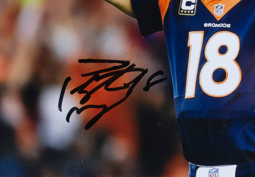 Peyton Manning Autographed Signed Framed Denver Broncos Jersey -    Denmark