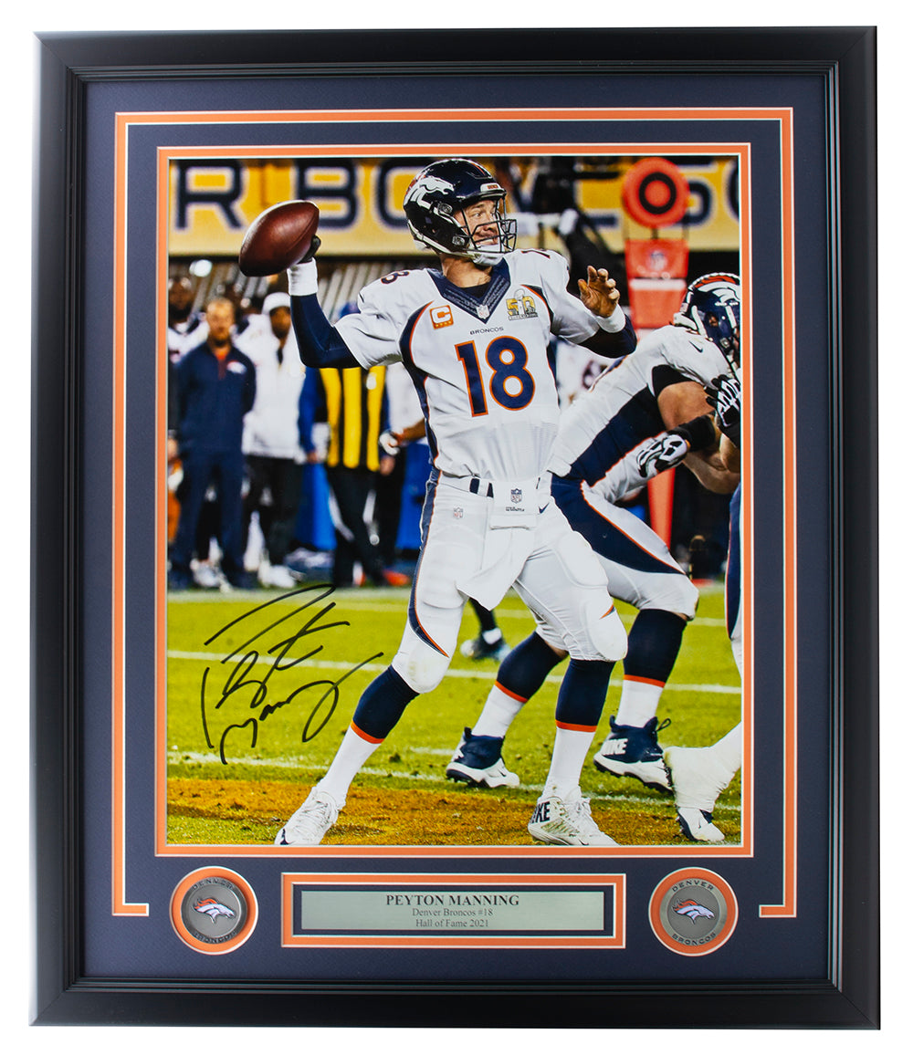 Peyton Manning Denver Broncos Fanatics Authentic Autographed