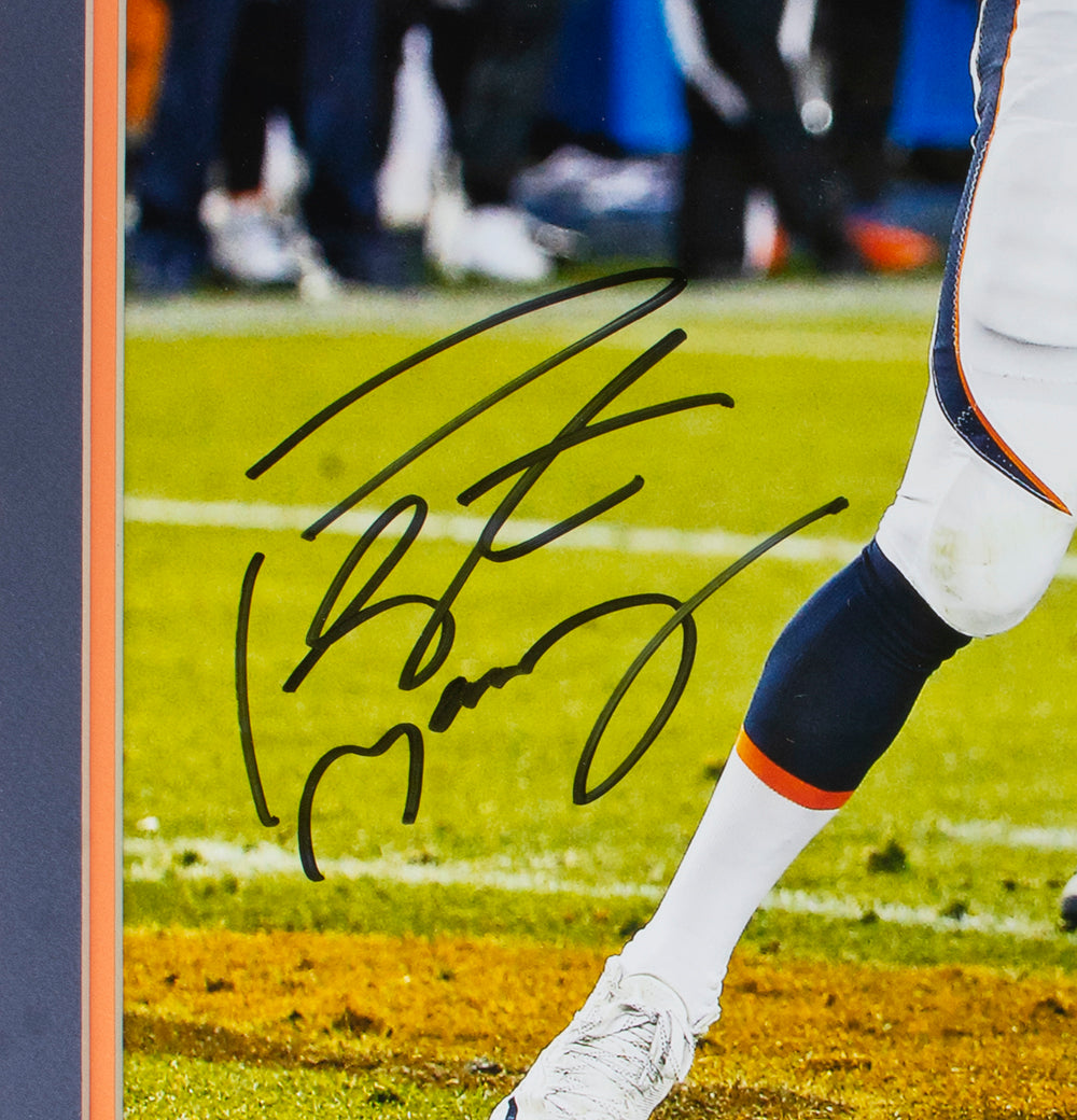 Peyton Manning Autographed Denver Broncos Framed 16X20 Jersey