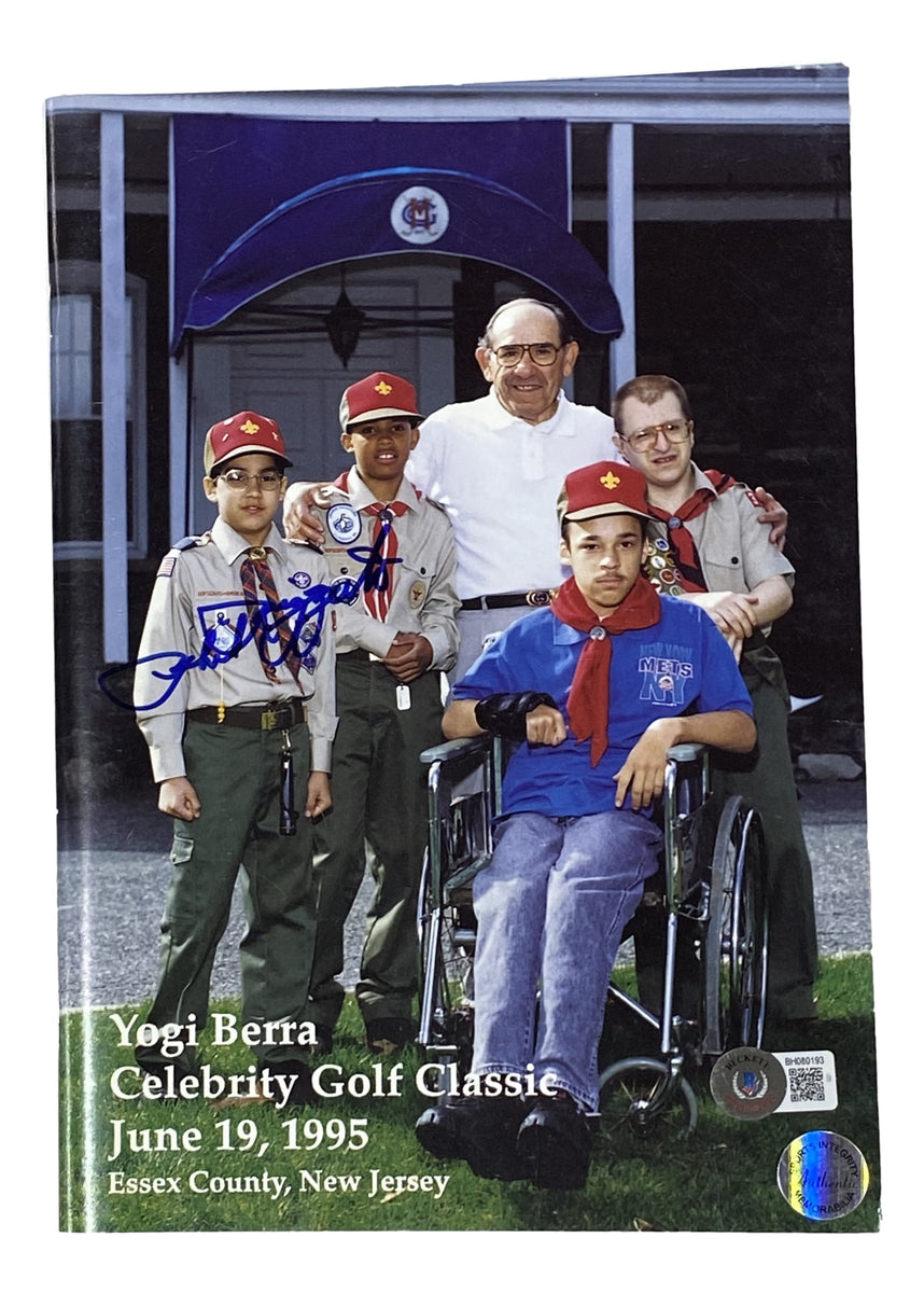 Phil Rizzuto Signed 1995 Celebrity Golf Classic Program BAS – Sports  Integrity