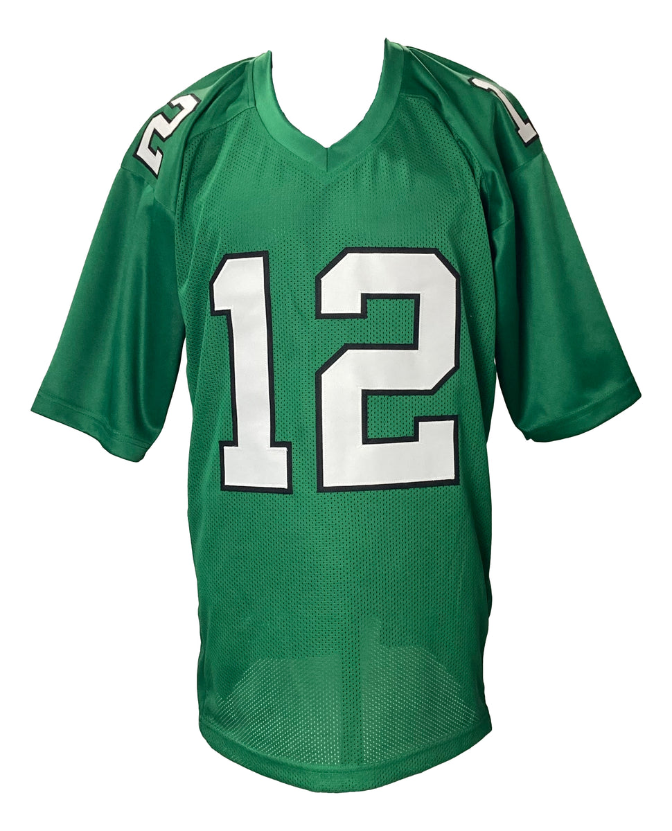 Randall Cunningham Autographed and Framed Green Eagles Jersey