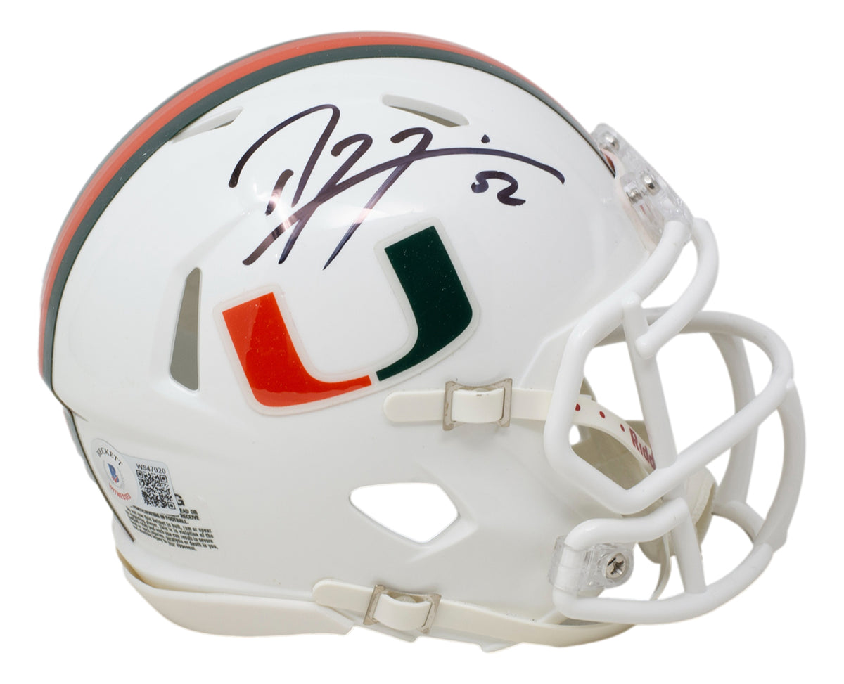 Ray Lewis Miami Hurricanes autographed jersey COA