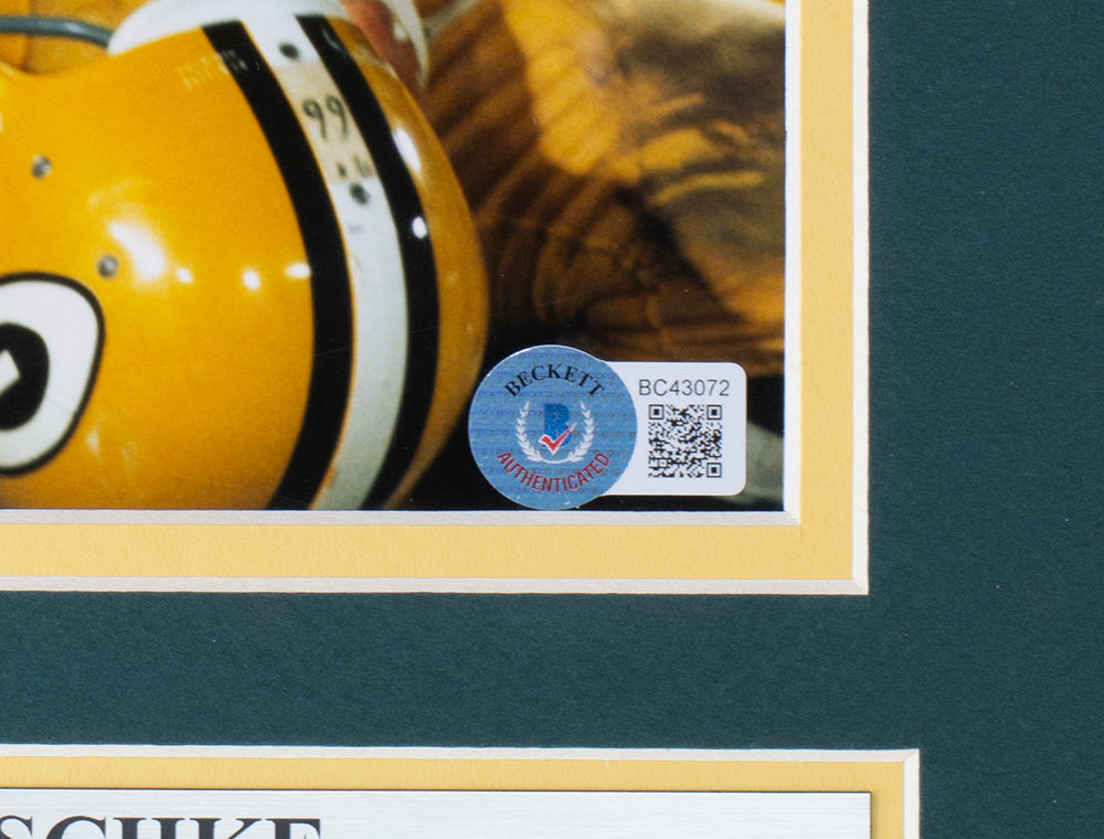 Ray Nitschke Signed Football. Football Collectibles Balls