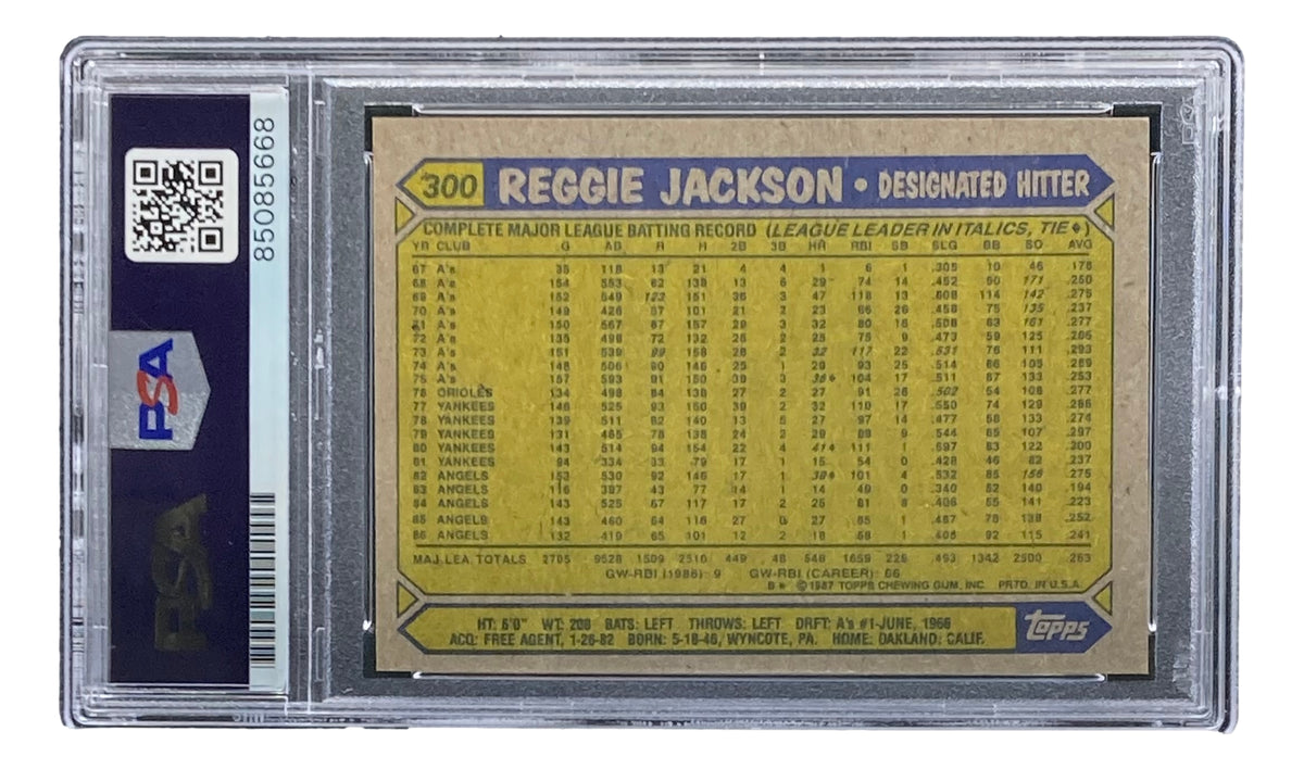 MLB Reggie Jackson Signed Trading Cards, Collectible Reggie Jackson Signed  Trading Cards