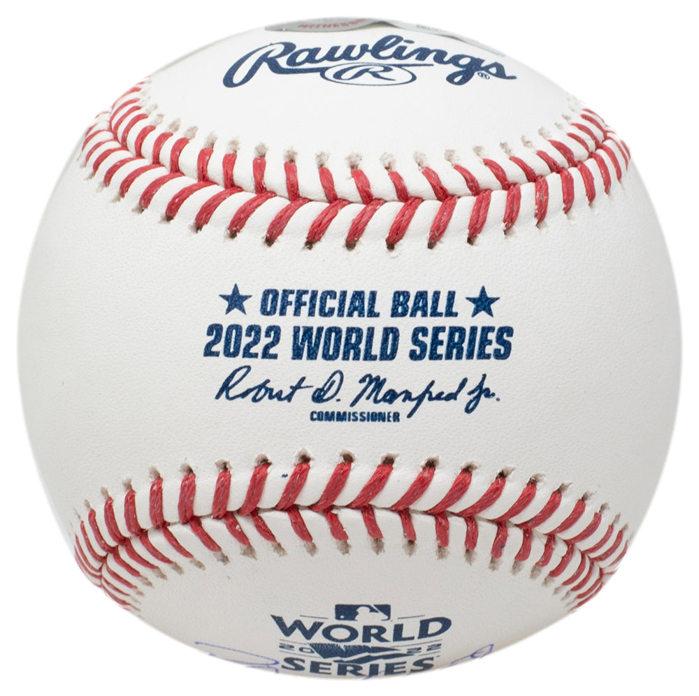 Rob Thomson Signed Phillies 2022 World Series Baseball Grease The Poles BAS