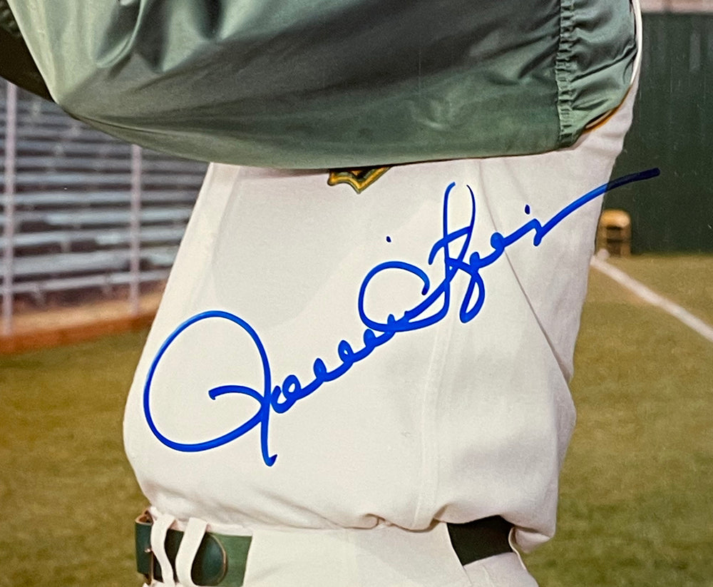 Rollie Fingers Autographed 16x20 Oakland A's Pitching Photo- JSA W Aut –  The Jersey Source