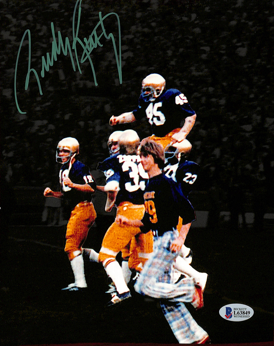 Rudy Ruettiger Signed Photograph - 8x10 framed & Matted) - Bas Coa!