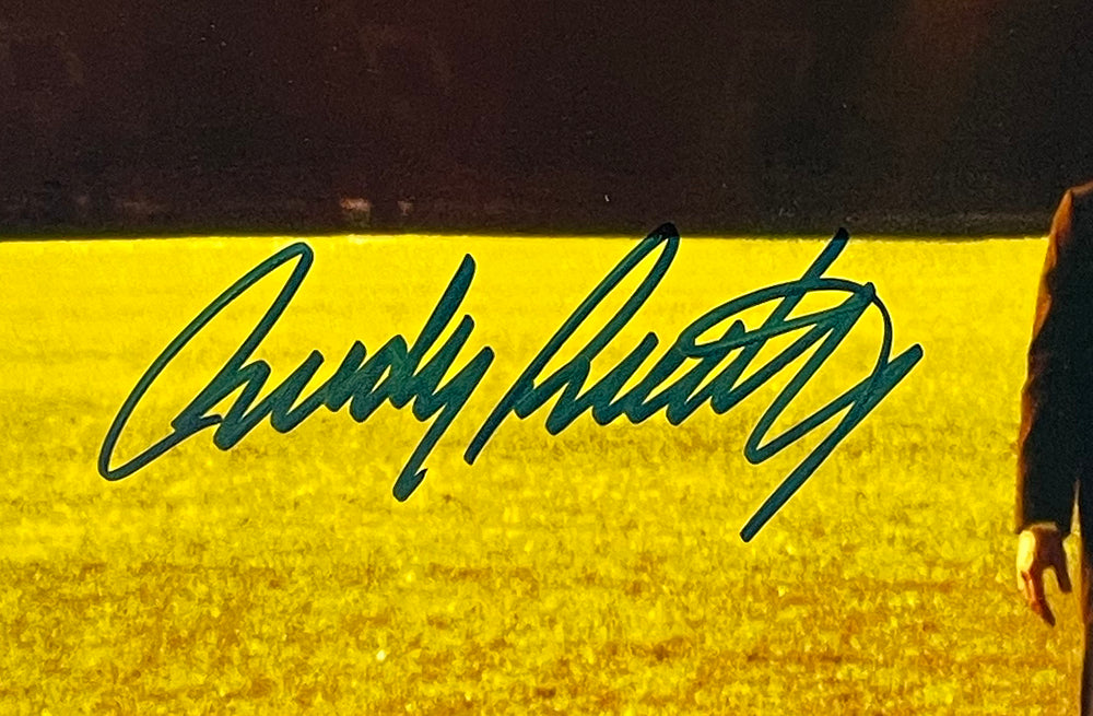 RUDY RUETTIGER SIGNED INSCRIBED DATED The Kick Off COLORIZED 8x10 with  HOLOGRAM!