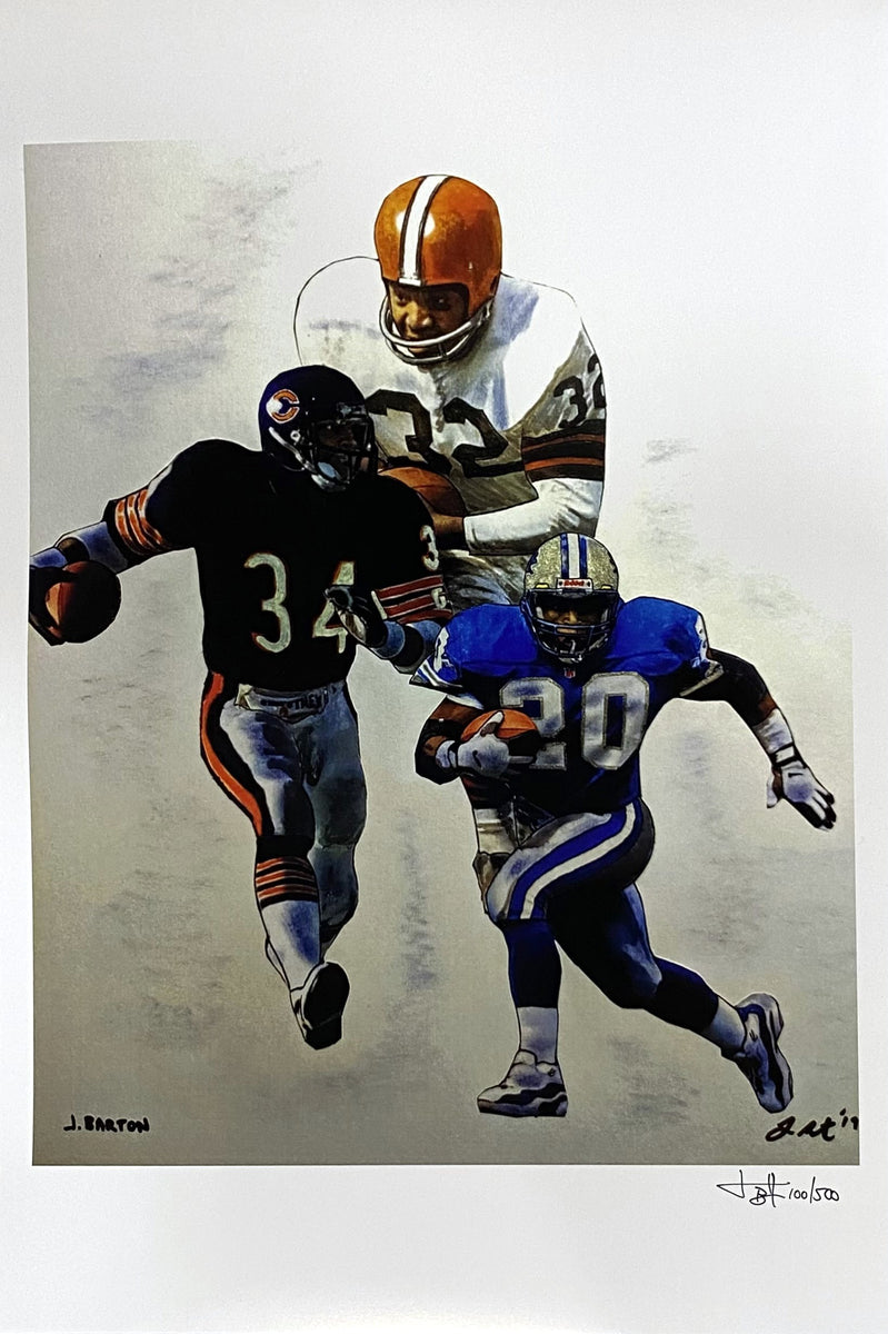 Walter Payton Chicago Bears Unsigned Running Photograph