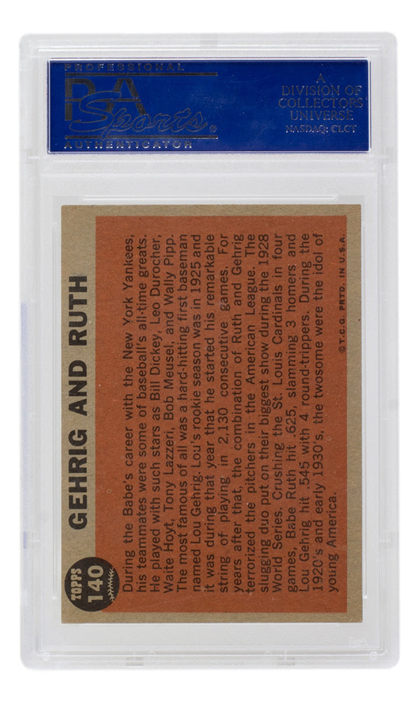 Babe Ruth Lou Gehrig #/500 Limited Edition Collector Series 1935 Yankees  Red Sox