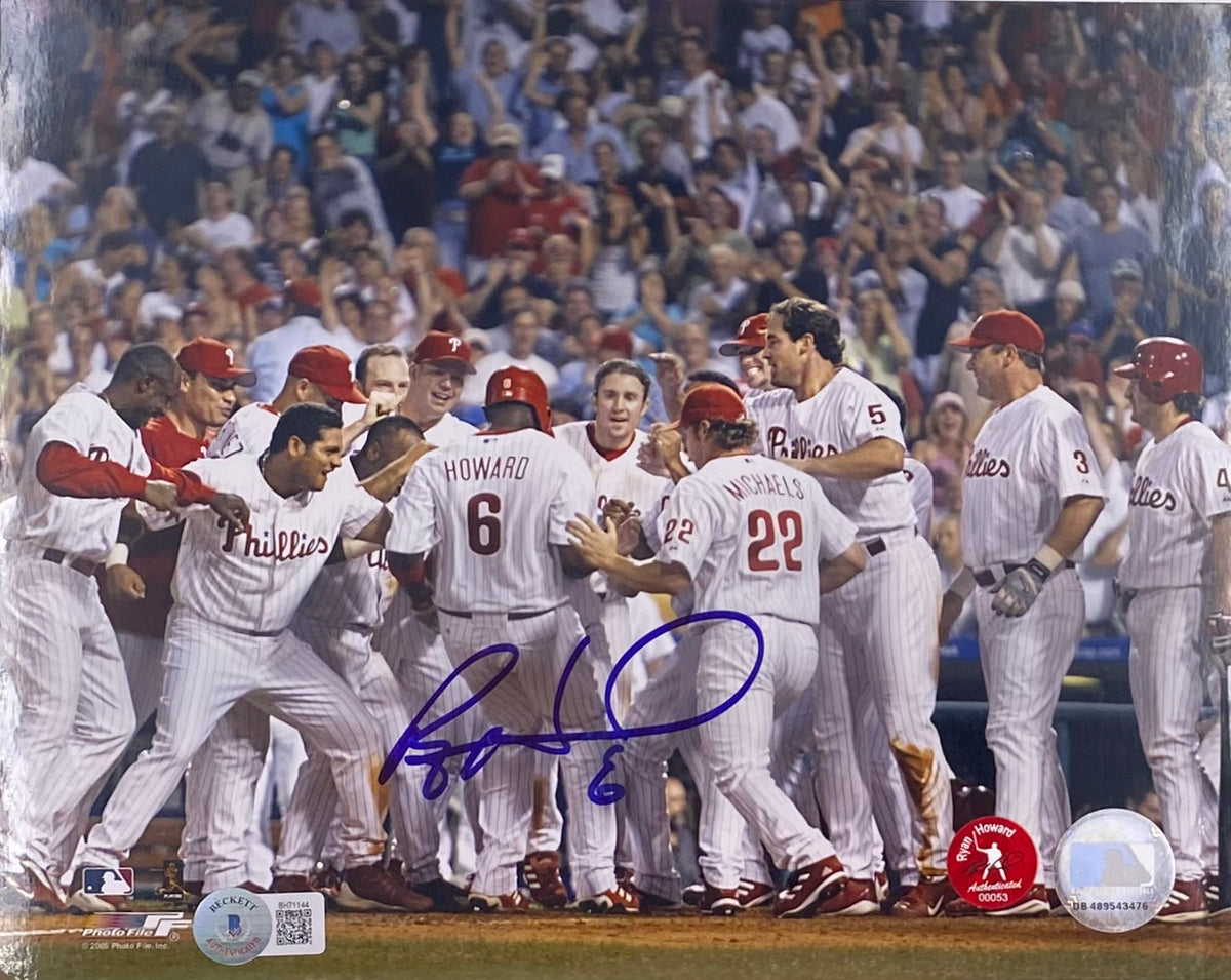 Ryan Howard Signed Framed 8x10 Philadelphia Phillies Photo BAS – Sports  Integrity