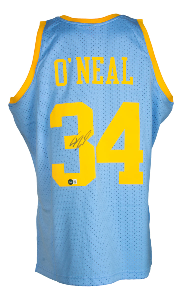 Shaquille O'Neal Signed Los Angeles Lakers Mitchell & Ness White