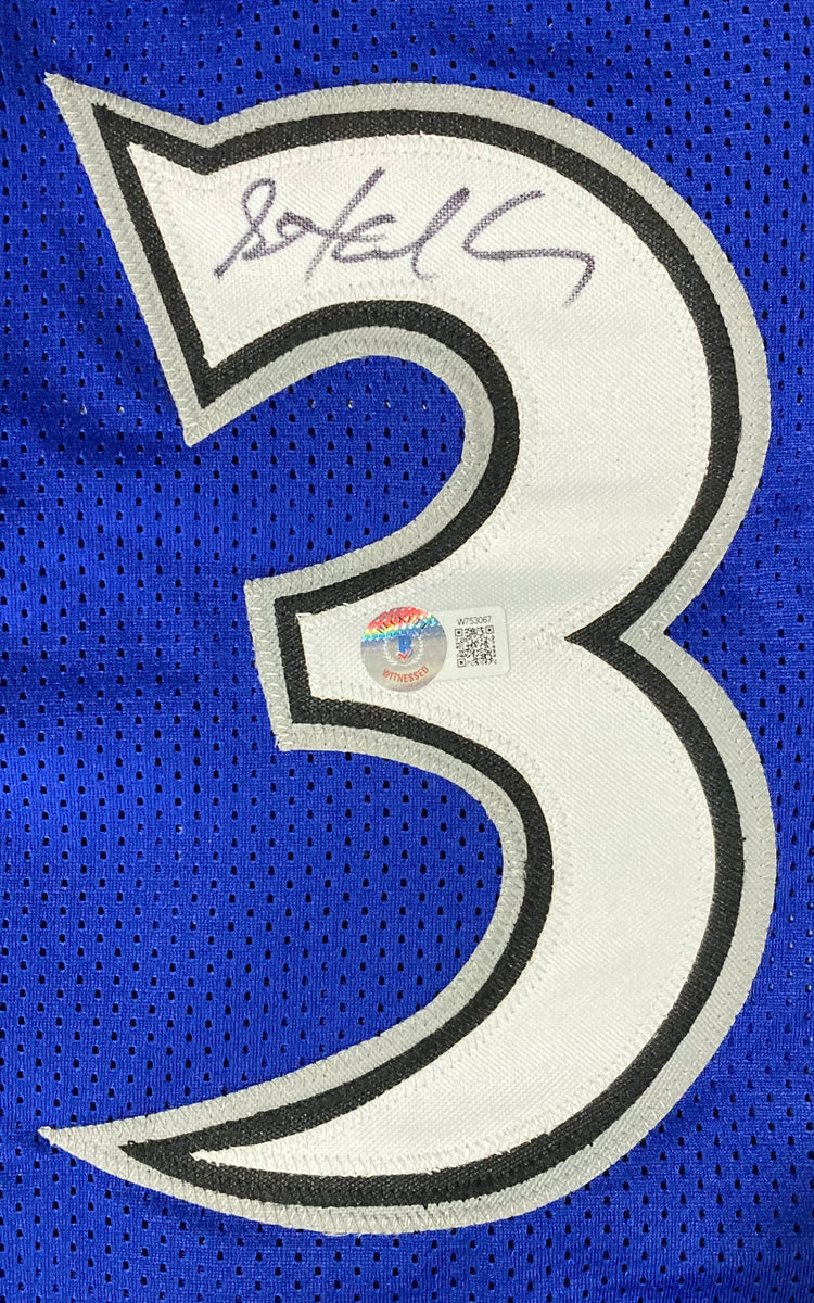 Stephon Marbury Signed Custom Blue College Basketball Jersey BAS Itp