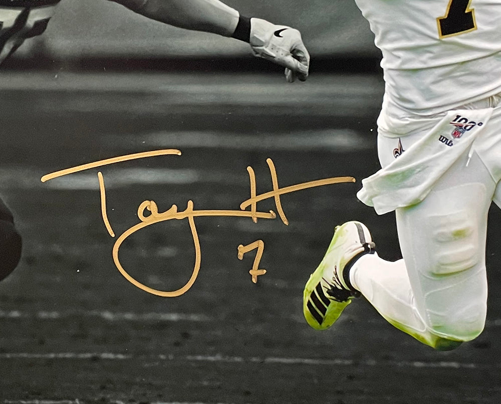 Taysom Hill Autographed New Orleans Saints Lunar Eclipse White