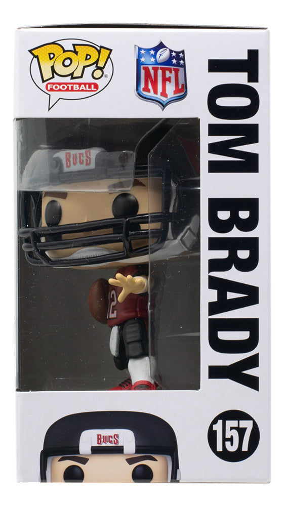 Pop Sports: Bucs Tom Brady #157 Vinyl Figure (Bundle with Eco Tek Protector  Case and Funko Pop Shipper Box for Additional Protection)