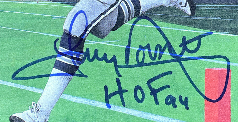 Tony Dorsett Autographed Dallas Cowboys 16x20 Photo Inscribed HOF 94