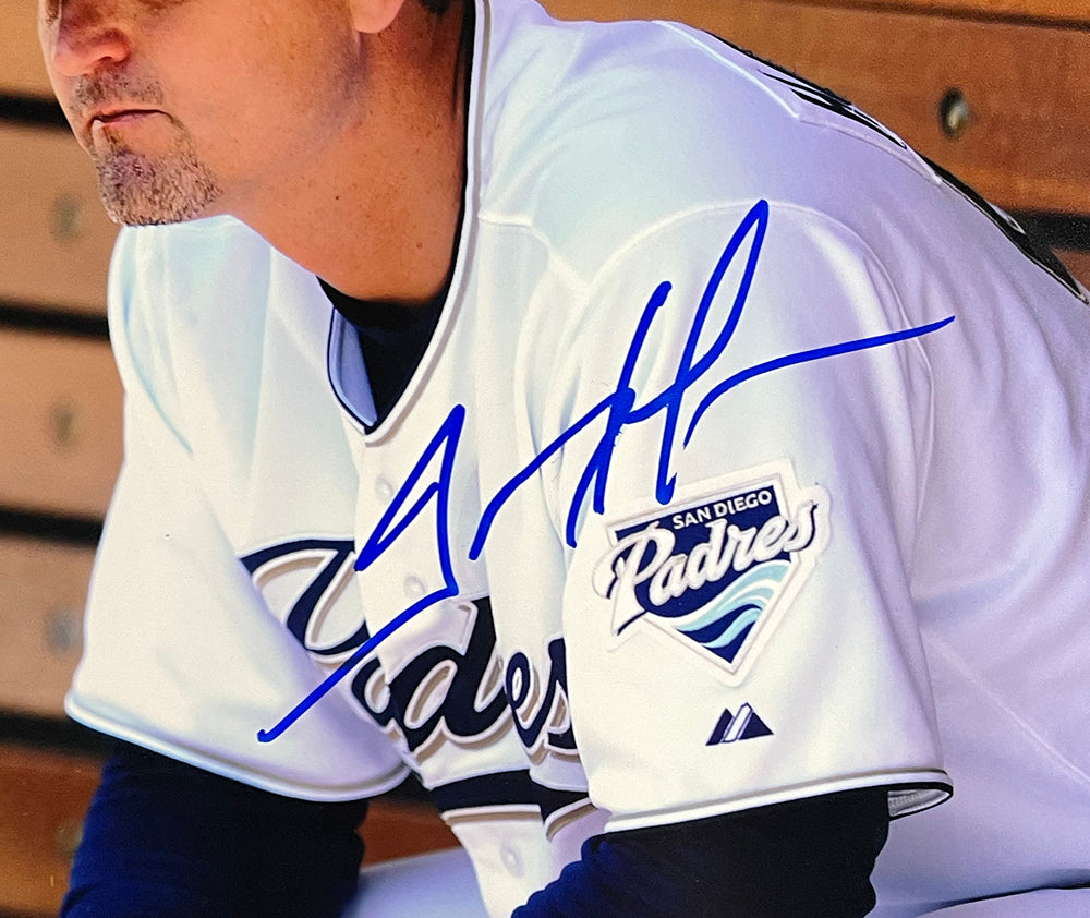 Trevor Hoffman Signed San Diego Padres 11x14 Photo BAS