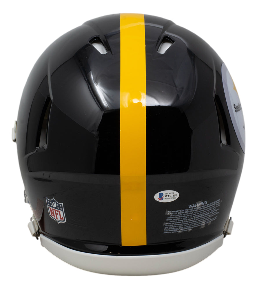 Troy Polamalu Signed Pittsburgh Steelers Full Size Speed Authentic Helmet BAS