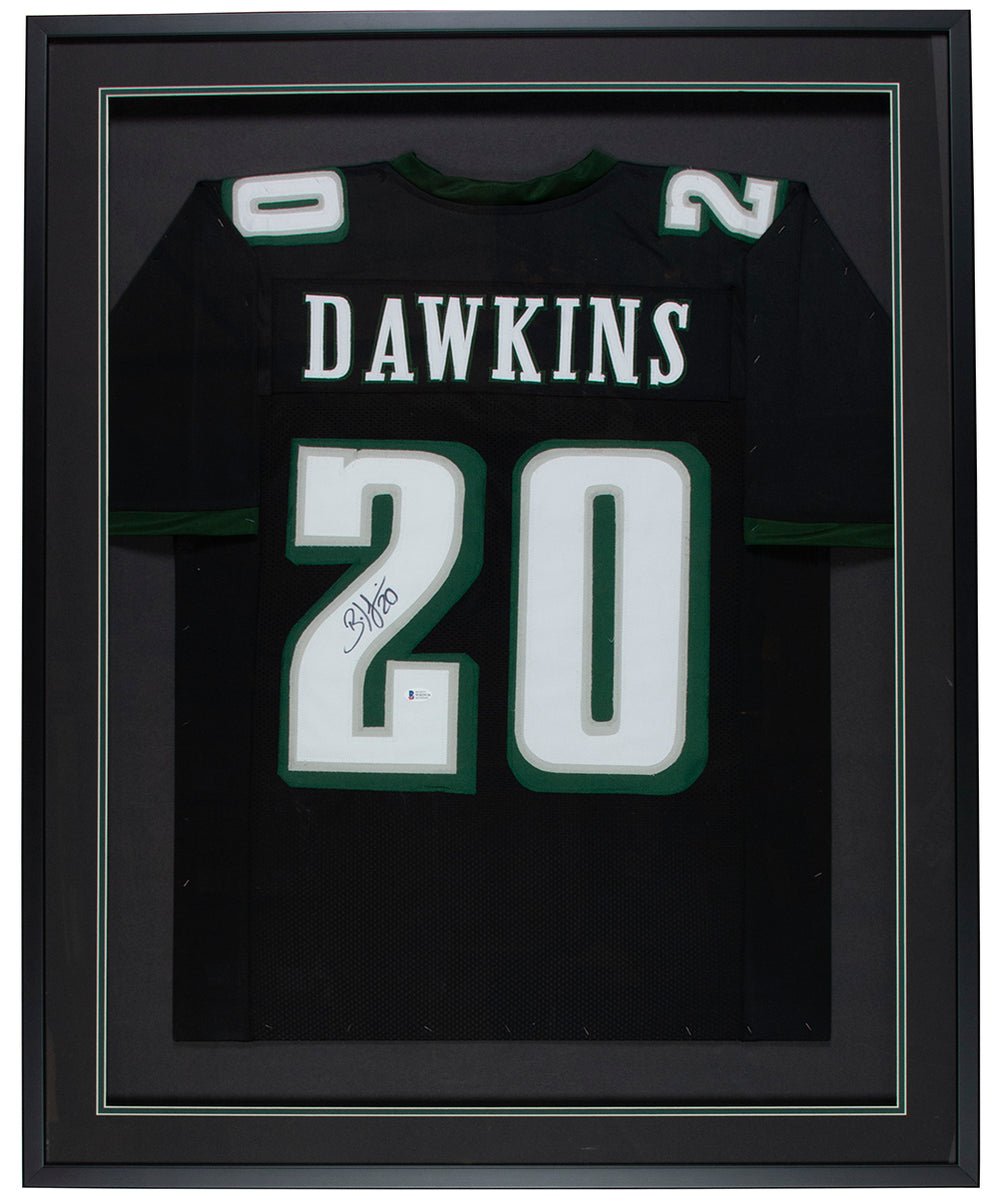 Brian Dawkins Philadelphia Eagles Autographed Framed White Football Jersey