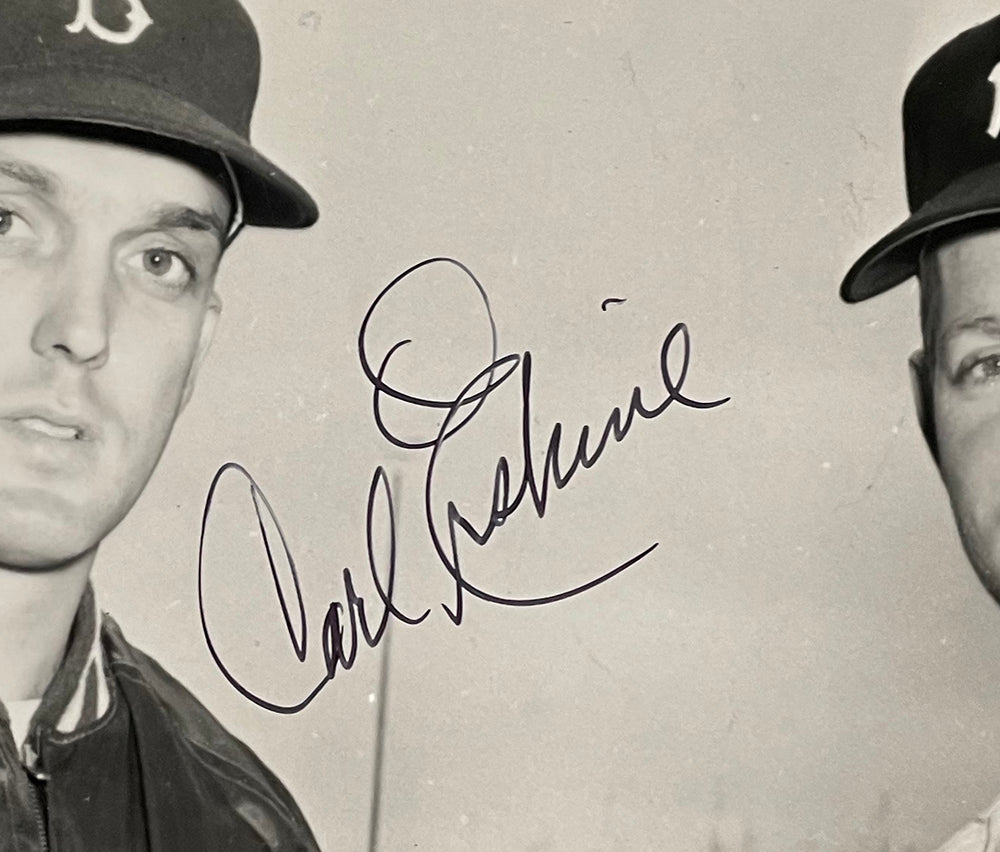 Whitey Ford Carl Erskine Signed 8x10 Baseball Photo JSA – Sports