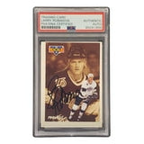 Larry Robinson Signed 1991 Pinnacle #382 Los Angeles Kings Hockey Card PSA/DNA