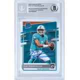 Tua Tagovailoa Signed 2020 Panini Donruss Optic #152 Dolphins Rookie Card BAS