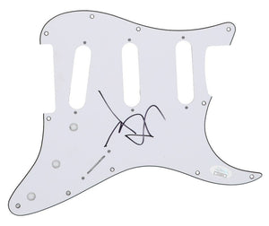 Johnny Depp Signed Stratocaster Electric Guitar Pick Guard JSA - Sports Integrity