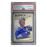 Ken Griffey Jr Signed Mariners 1989 Fleer #548 Rookie Card PSA/DNA Gem MT 10 - Sports Integrity