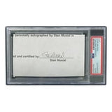 Stan Musial St. Louis Cardinals Signed Slabbed Cut Signature PSA/DNA - Sports Integrity