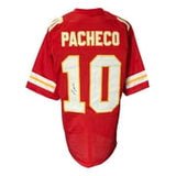 Isiah Pacheco Kansas City Signed Red Football Jersey JSA Hologram