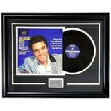 Elvis Presley Framed Jail House Rock Vinyl Record w/ Laser Engraved Signature