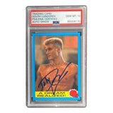 Dolph Lundgren Signed Ivan Drago 1985 Topps #40 Trading Card PSA/DNA Gem MT 10