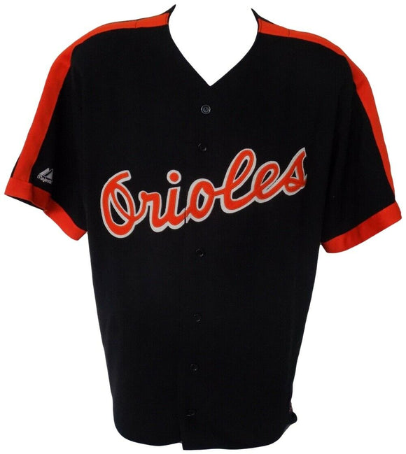 Baltimore Orioles Black Majestic Cooperstown CollectionX - Large Jersey - Sports Integrity