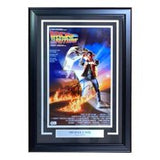 Michael J Fox Signed Framed 11x17 Back To The Future Photo BAS ITP