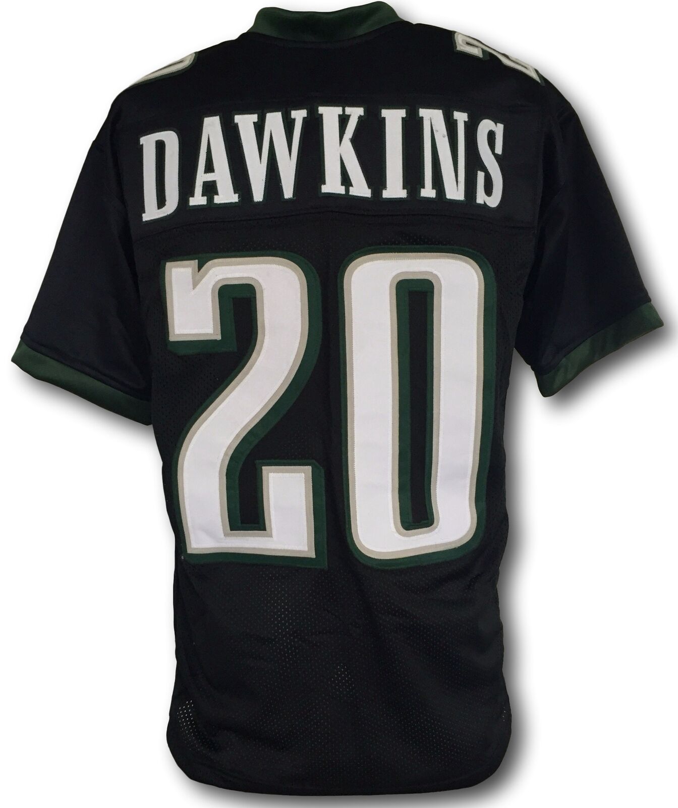 Brian Dawkins Signed Framed Custom Black Pro Style Football Jersey BAS