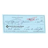 Enos Slaughter St. Louis Cardinals Signed  Bank Check #183 BAS