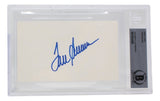 Tom Seaver Signed Slabbed New York Mets Index Card BAS - Sports Integrity