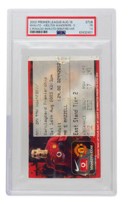 2003 Manchester United Cristiano Ronaldo Rookie Slabbed Ticket Stub PSA/DNA Fr 1.5 - Sports Integrity