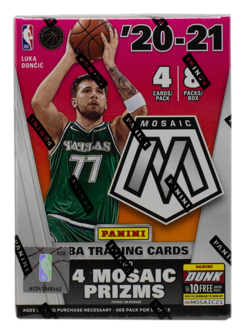2020-21 Panini Mosaic NBA Basketball Card Blaster Box - Sports 