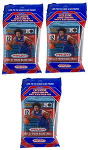 Lot of (3) 2021/22 Panini Prizm Basketball Card Factory Sealed Hanger Packs - Sports Integrity