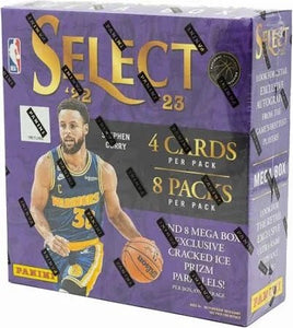 2022 - 23 Panini Select NBA Basketball Trading Card Mega Box - Sports Integrity