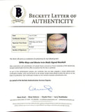 Willie Mays Monte Irvin Dual Signed Giants Baseball BAS LOA AA05932 - Sports Integrity