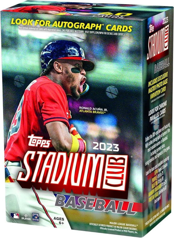 2023 Topps Stadium Club Baseball Card Blaster Box - Sports Integrity