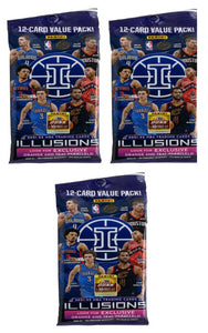 Lot of (3) 2021 - 2022 Panini Illusions NBA Basketball Trading Card Value Pack - Sports Integrity