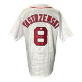 Carl Yastrzemski Signed Custom White Pro - Style Baseball Jersey TC 67 JSA - Sports Integrity