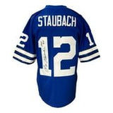 Roger Staubach Signed Cowboys Mitchell & Ness NFL Legacy Jersey HOF 85 BAS ITP - Sports Integrity